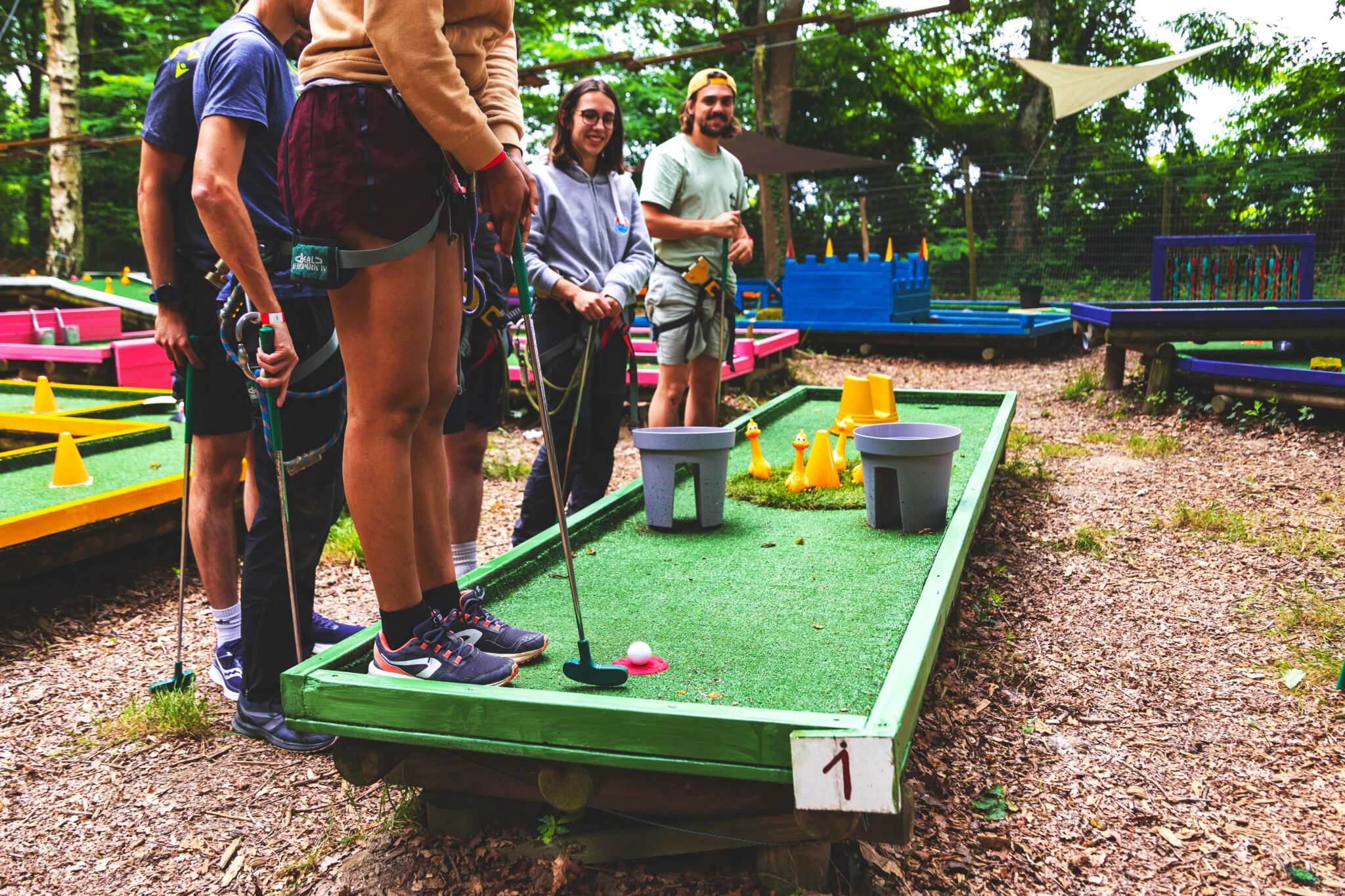 trou n°1 mini golf